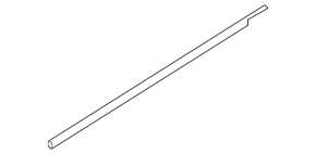 Molding door-glass central front left Nissan Maxima A36 16-23 chrome