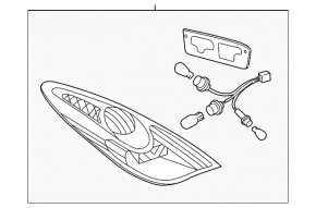 Right headlight for a pre-restored Toyota Solara 2004-2006