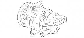 GMC Terrain 18-LYX Air Conditioning Compressor, LSD