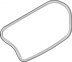 Trunk lid seal Infiniti Q50 14-20