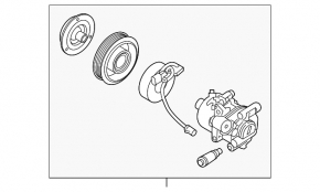 Kia Sportage 20-22 air conditioning compressor