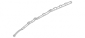 Left side curtain airbag for Nissan Leaf 11-16