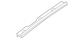 Seal wing hood-wing left Mazda 3 14-18 BM