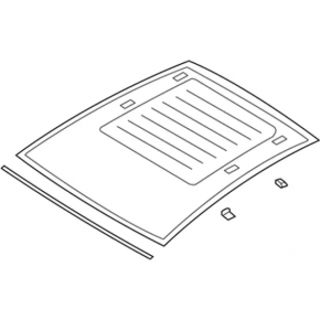 Ford C-max MK2 13-18 Panorama Sunroof Assembly