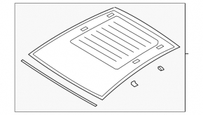 Ford C-max MK2 13-18 Panorama Sunroof Assembly
