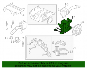 Steering Angle Sensor Mazda CX-7 06-09