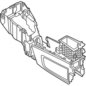 Central console with armrest Ford Ecosport 18-22