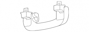 Ceiling handle rear left Ford Bronco Sport 21-25 gray