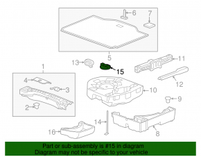 Chevrolet Volt 16- Tyre Inflation Compressor Mount