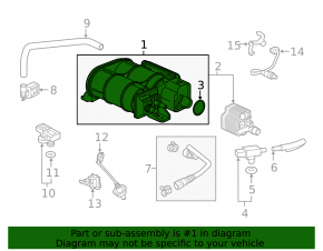 Carbon Canister Absorber Assembly Honda Clarity 18-21 USA