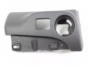 Left dash trim for headlight control, Dodge Grand Caravan 11-20, black