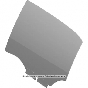 Rear left door glass for a Cadillac CTS 14-19