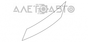 Mercedes W221 black driver's knee dashboard trim