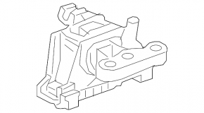 Engine mount left Chevrolet Volt 16 - cracked mount