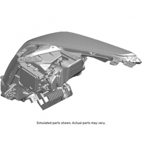 Cadillac ATS 13 right front headlight assembly - xenon