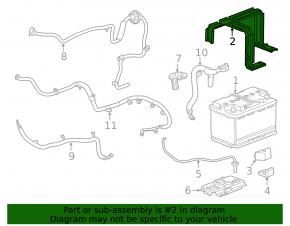 Chevrolet Camaro Battery Bracket 16-