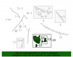 Nissan 370Z 12-20 Windscreen Washer Reservoir