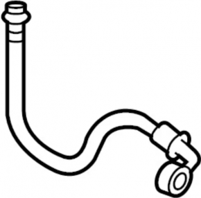 Brake hose rear left Infiniti Q50 14-