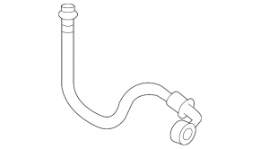 Brake hose rear left Infiniti Q50 14-
