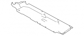 Right underbody protection for Audi Q8 24-26