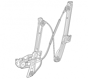 Window lift mechanism front left Mini Cooper Countryman R60 10-16