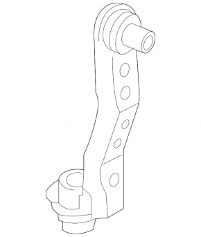 Upper control arm, front right, Nissan Cube 08-14