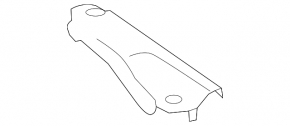 Bracket latch stick support hood Subaru XV Crosstrek 18-23