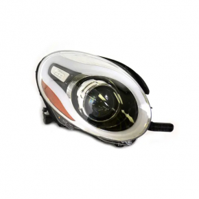 Fiat 500L 14-19 right front headlight with yellow insert