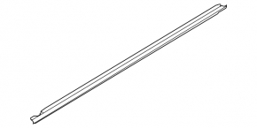 Inner front right glass seal for Hyundai Sonata 20-22