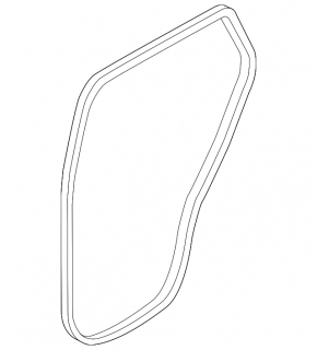 Rear left door seal for Kia Sorento 10-15