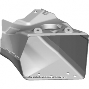 Front left side radiator deflector Chevrolet Camaro 16- 6.2