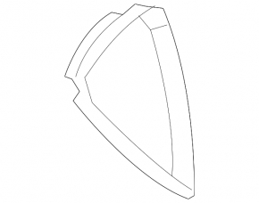 Kia Optima 16-20 right side front panel trim, beige