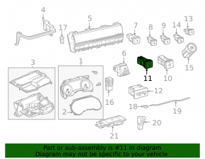 POWER DOOR button Toyota Sienna 21-25