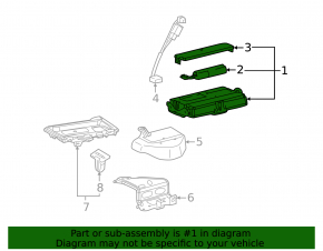 Mobile Phone Control Module Toyota Venza 23-