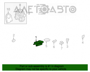 Lexus RX350 16-19 SRS Airbag Module
