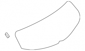 Rear glass of the trunk door Nissan Murano z50 03-08