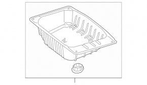 Trunk trough Mercedes C-class W205 300/400/43 15-21