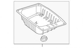 Trunk trough Mercedes C-class W205 300/400/43 15-21