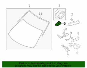 Mazda 3 19-24 lane keeping camera on the windshield