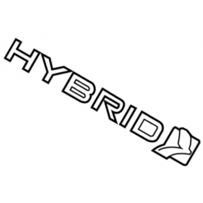 Emblem inscription HYBRID trunk lid Ford Fusion mk5 13-18