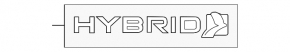 Emblem inscription HYBRID trunk lid Ford Fusion mk5 13-18