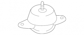 Right engine mount for Nissan Leaf 11-12