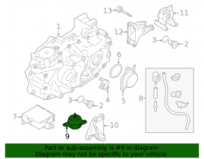 Right engine mount for Nissan Leaf 11-12