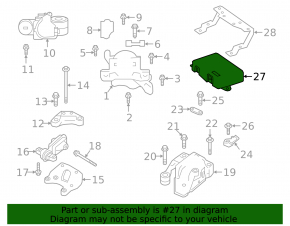 Infiniti QX50 19-25 Engine Mount Controller