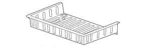 Cadillac ATS 13-18 trunk trough