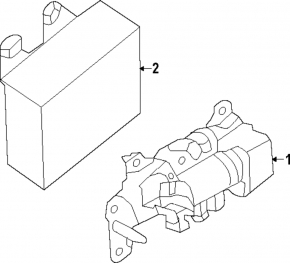 Air pump Nissan Rogue 14-16 chip broken