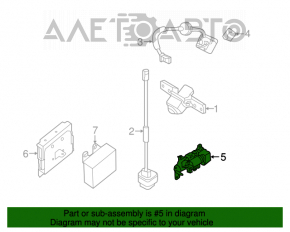 Air pump Nissan Rogue 14-16 chip broken