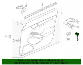 Mirror Control Honda Accord 23-
