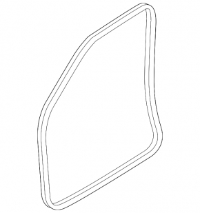 Front left door seal for Audi A8 10-13