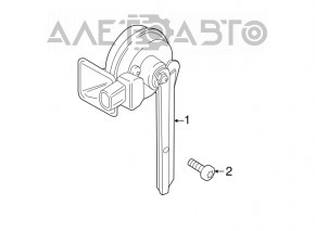 BMW X5 F15 14-18 Low Signal with Bracket, Rusty